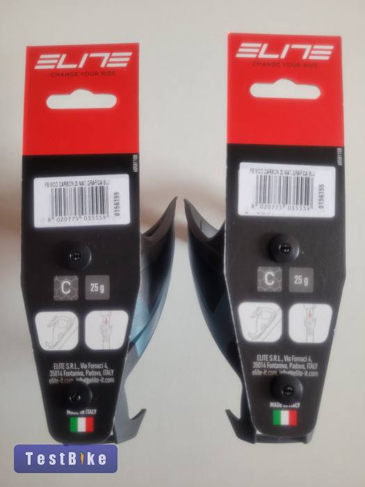 Új Elite Vico Carbon Black/Blue Palacktartó