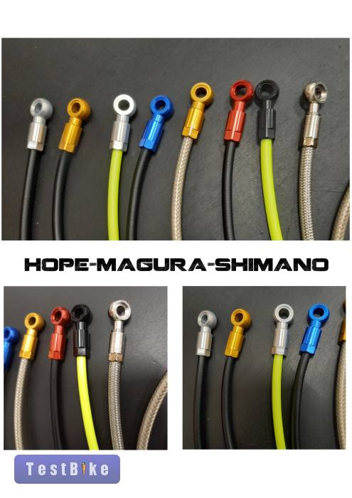 Új fék csövek, fittingek Hope-Magura-Shimano