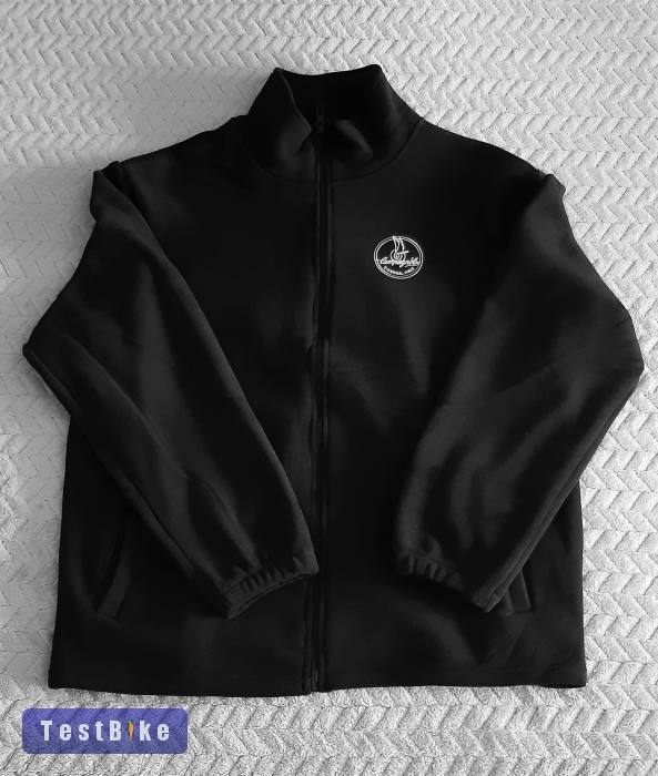 Új fekete zippes thermo pulóver (kardigán), Campagnolo logós