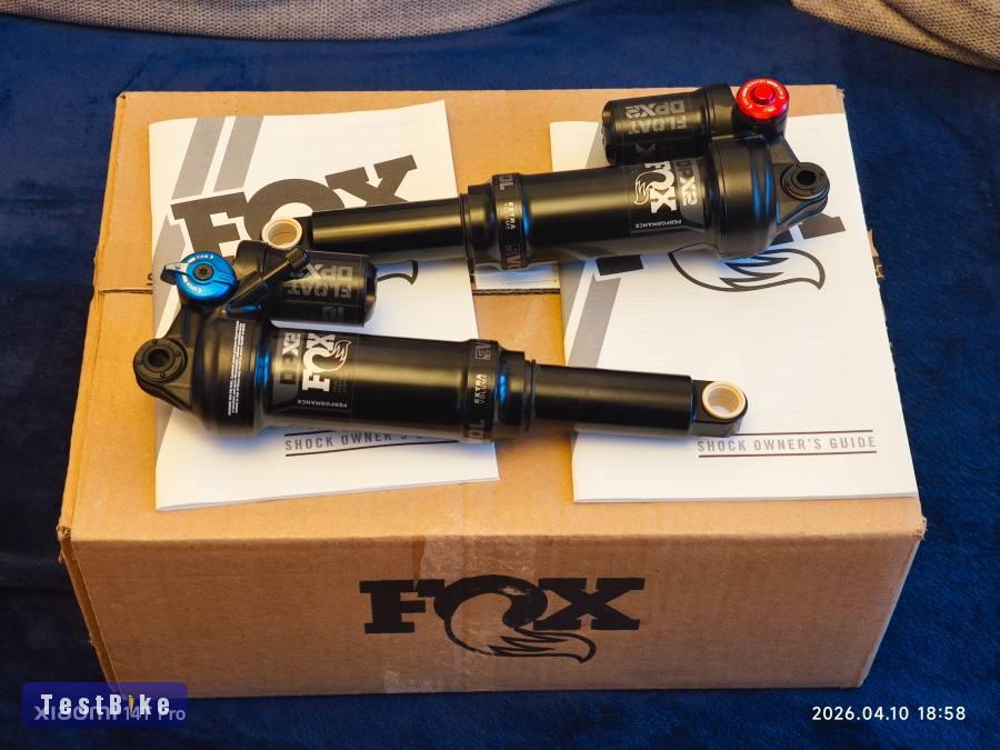 Új FOX Float DPX2 EVOL hátsó levegős tag – 230mm 2év gari