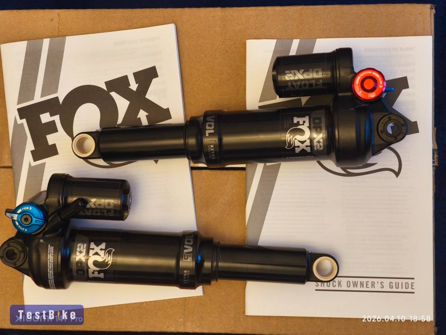 Új FOX Float DPX2 EVOL hátsó levegős tag – 230mm 2év gari