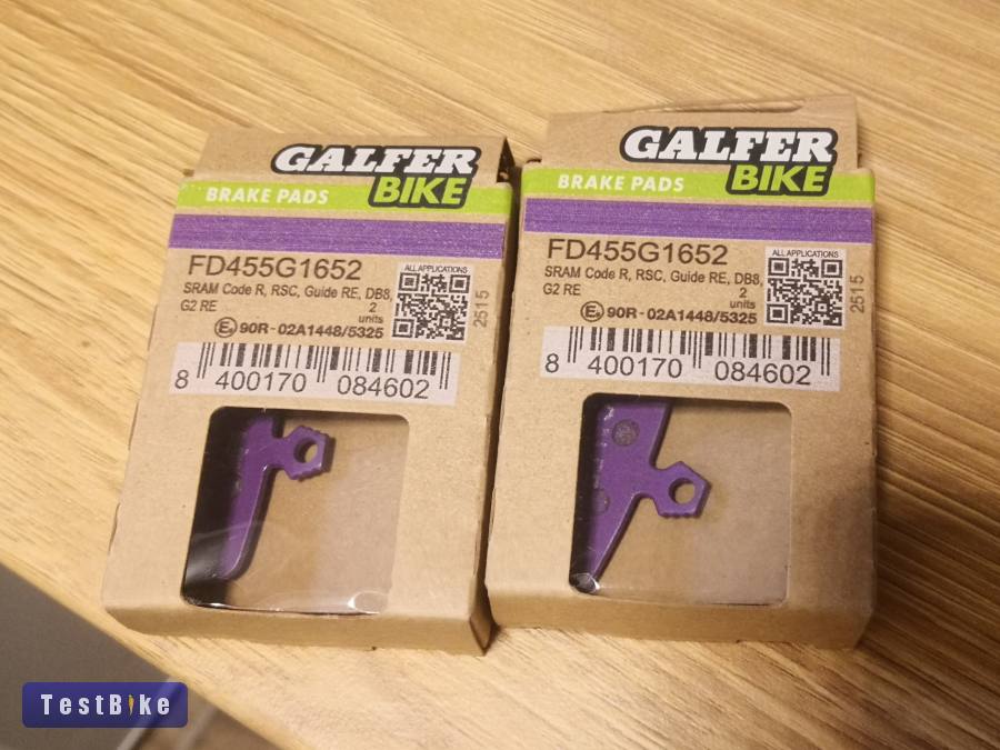 ÚJ Galfer lila fékbetét Sram Code,Motive, Guide RE,adapterek