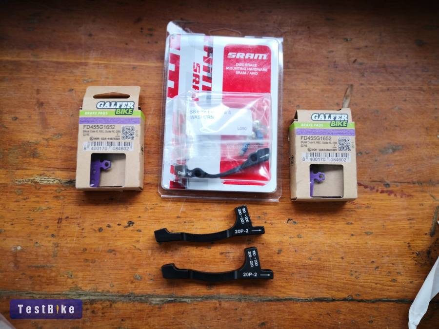 ÚJ Galfer lila fékbetét Sram Code,Motive, Guide RE,adapterek