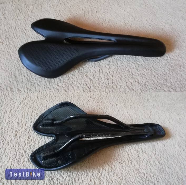 Új karbon nyereg (3K carbon). 139gr., 145x275mm. 