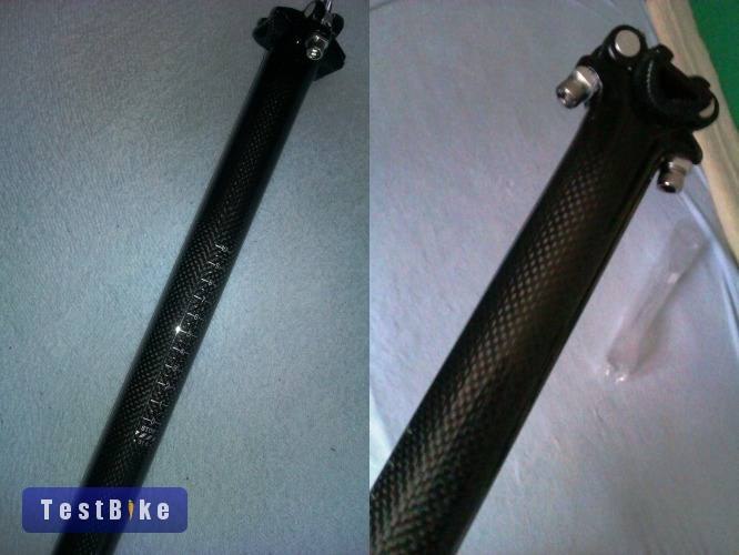 Új karbon nyeregcső (3K carbon), 27.2 vagy 31.6x400mm. Ár/db
