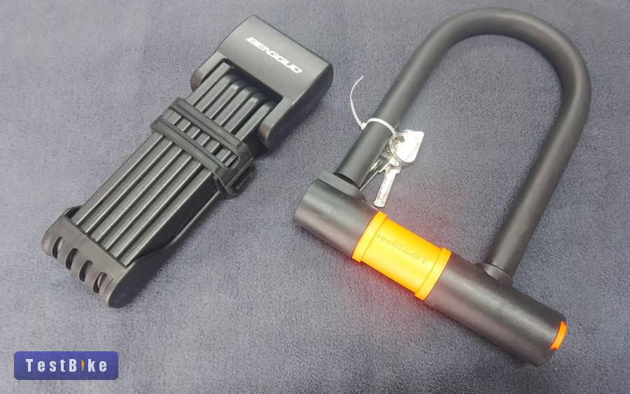Új kerékpár lakat zár U-lakat colstok hajtogatós lakat