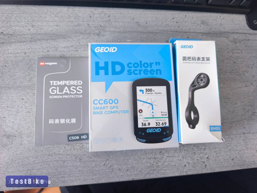 ÚJ! Kerékpáros GPS computer - tartóval és üvegfóliával