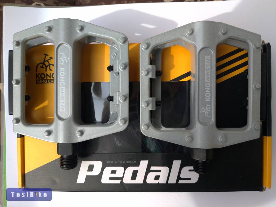 Új Kong ming Car kerékpár pedál. fekete és szűrke színben 