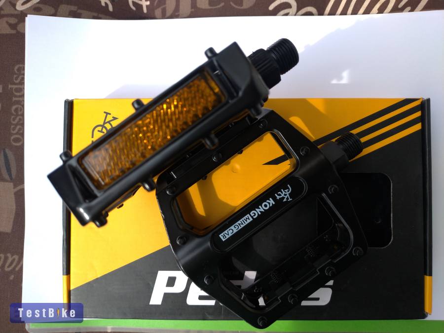 Új Kong ming Car kerékpár pedál. fekete és szűrke színben 