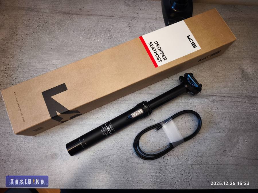 Új! KS LEV prémium dropper post nyeregcső - külső vezérlésű 