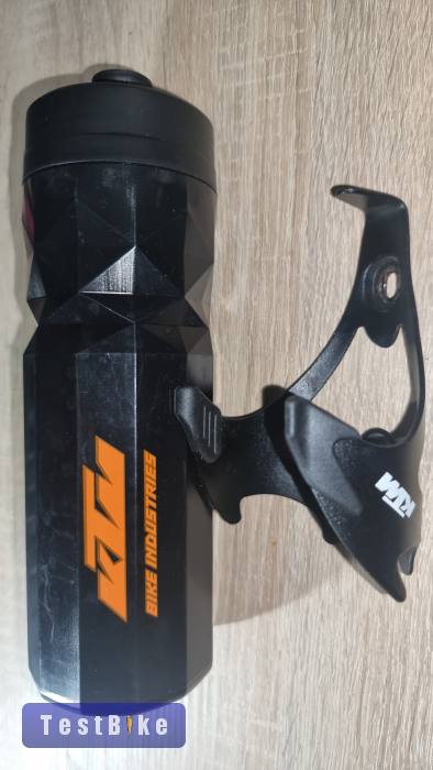 Új KTM kulacstartó és kulacs (fekete)