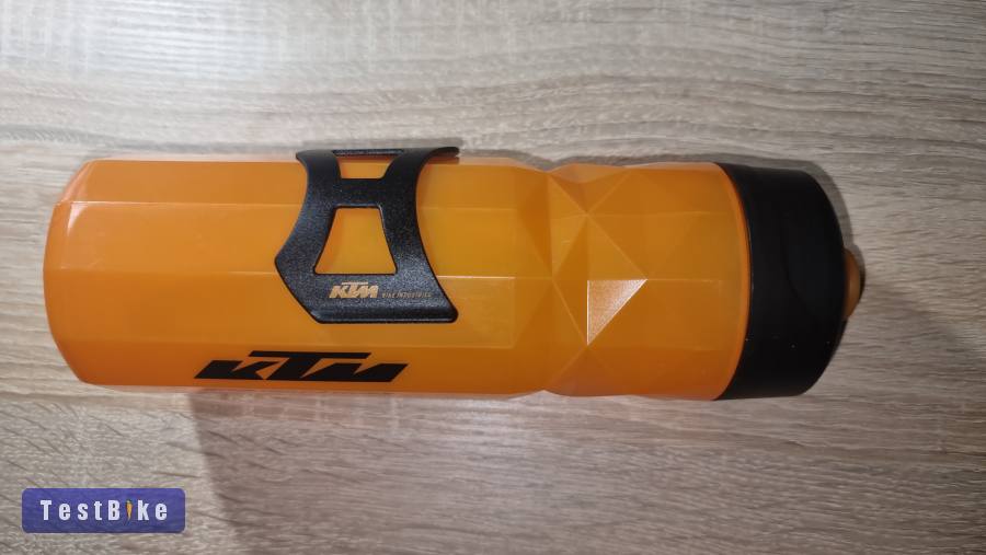 Új KTM kulacstartó és kulacs (narancs)