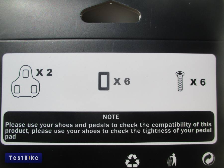 Új Look KEO rendszerű fekete SPD stopli 0°-os elfordulásal