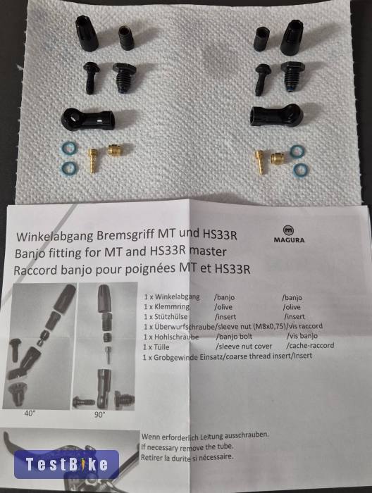 Új Magura 40fok fékcső adapter