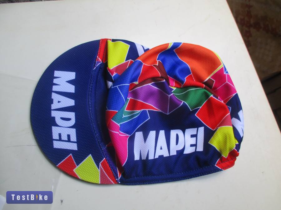 Új Mapei retró színes kerékpáros sapi