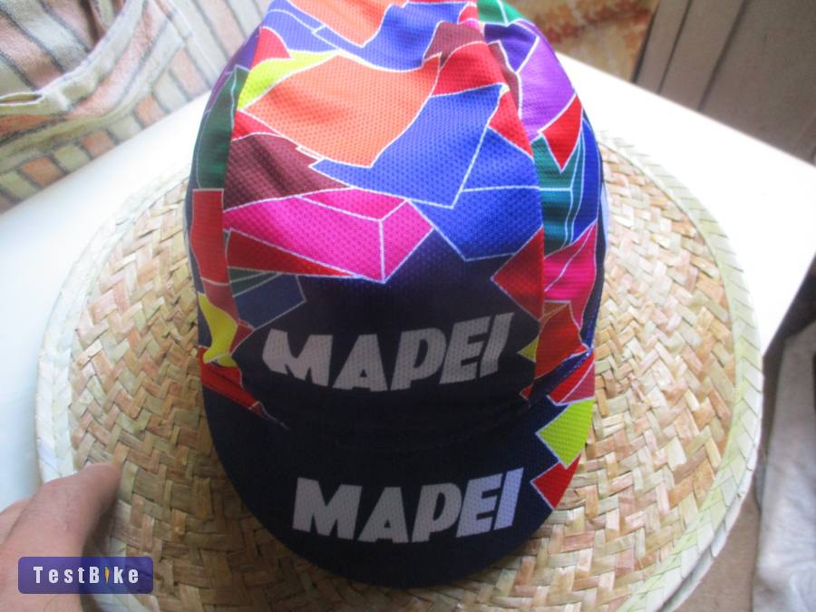 Új Mapei retró színes kerékpáros sapi