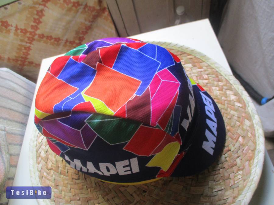 Új Mapei retró színes kerékpáros sapi