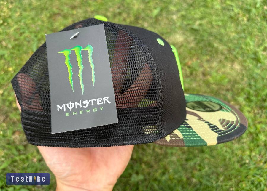 Új Monster Energy camo/fekete hálós sapka, snapback, cap