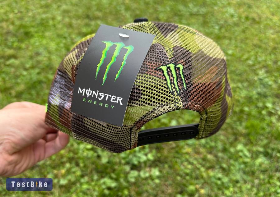 Új Monster Energy fekete/camo hálós sapka, snapback, cap