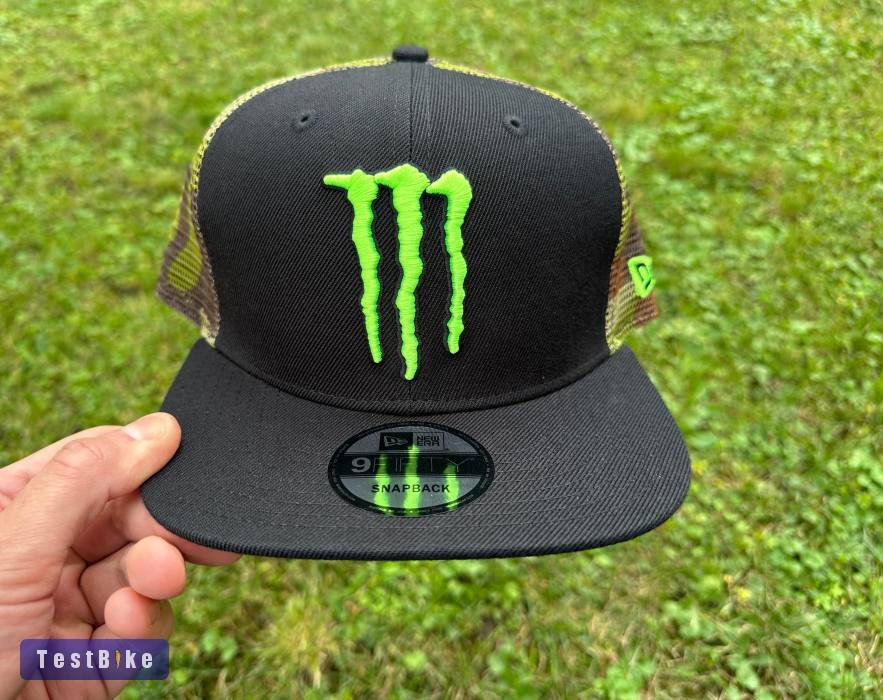 Új Monster Energy fekete/camo hálós sapka, snapback, cap