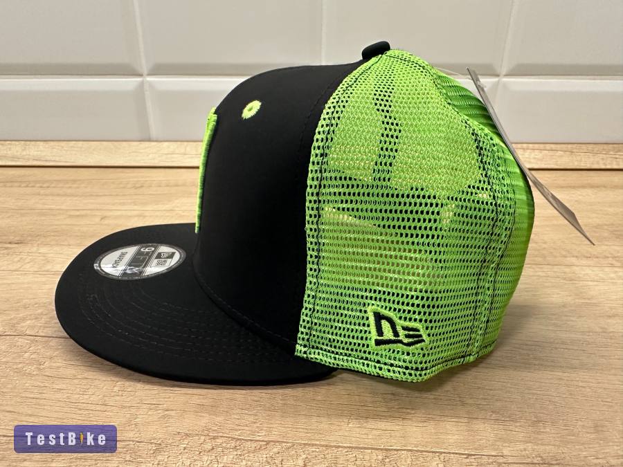 Új Monster Energy fekete/neon zöld hálós sapka, snapback