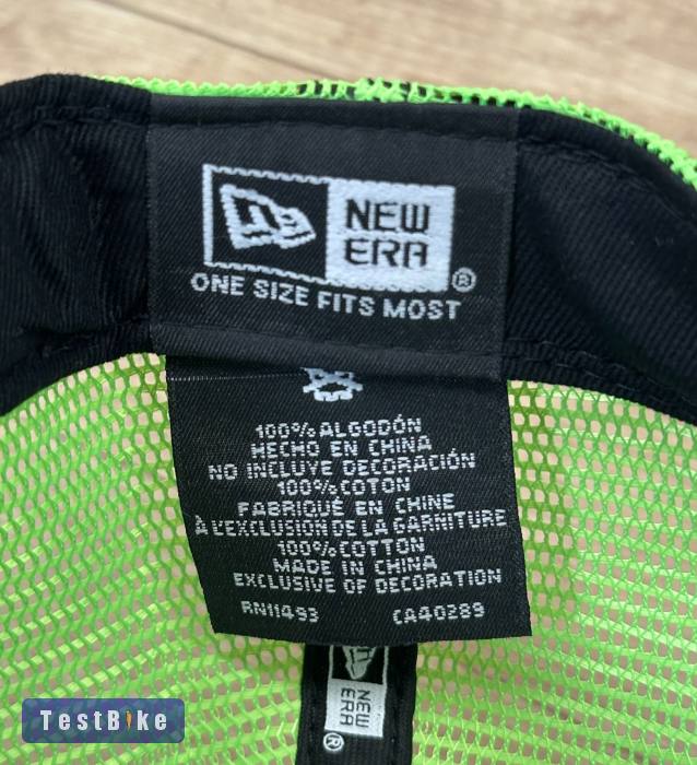 Új Monster Energy fekete/neon zöld hálós sapka, snapback