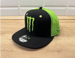 Ăj Monster Energy fekete/neon zöld hĂĄlĂłs sapka, snapback