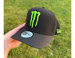 Új Monster Energy fekete perforált hálós baseball sapka