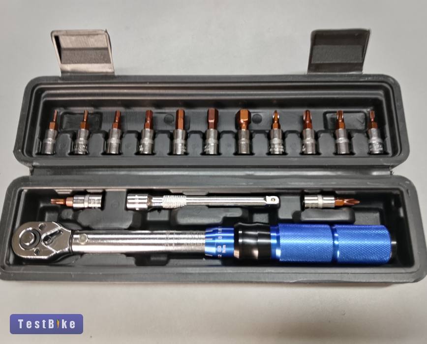 Új Nyomatékkulcs 2-24Nm 1/4" bitfejekkel készletben 