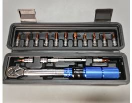 Új Nyomatékkulcs 2-24Nm 1/4" bitfejekkel készletben 