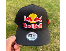 Új Red Bull fekete mesh, hálós baseball sapka
