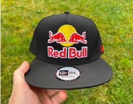 Új Red Bull fekete mesh, hálós sapka, snapback