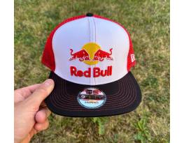 Új Red Bull fekete/piros/fehér hálós sapka, snapback