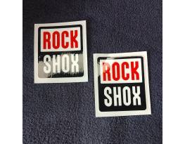 Új Rock shox kerékpár bicikli teleszkóp villa matrica 2db