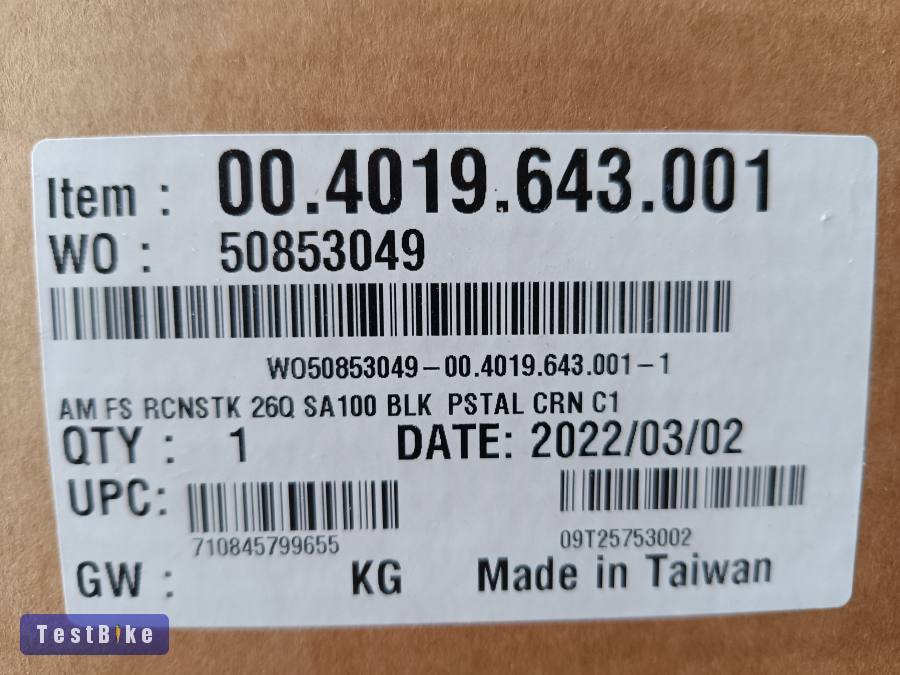 Új RockShox Recon 26" teleszkóp