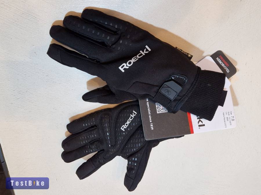 Új Roeckl Rocca 2 Gtx téli kerékpáros kesztyű S