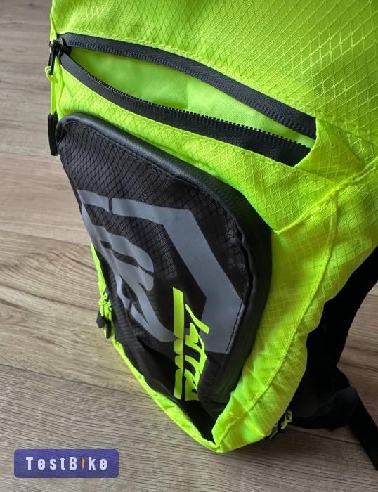 Új Roost fluo sárga hidratációs enduro hátizsák, ivóhátizsák