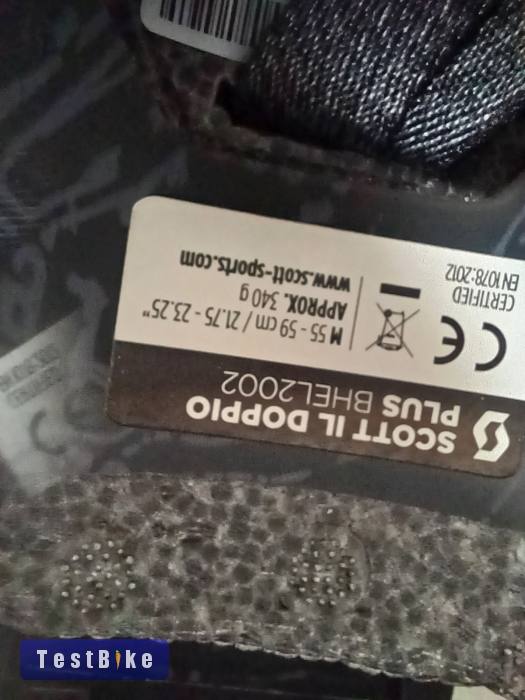 Új Scott Il Doppio Plus M-es beépített lámpás sisak