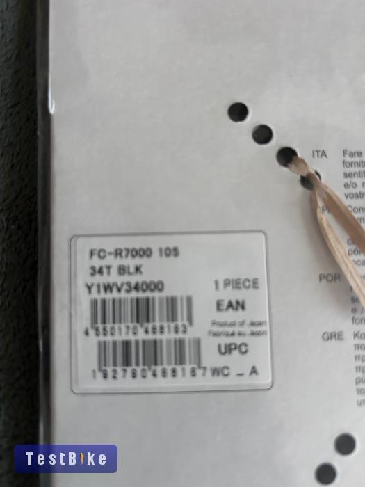 Új Shimano 105 lánckerék 34F FC-R7000