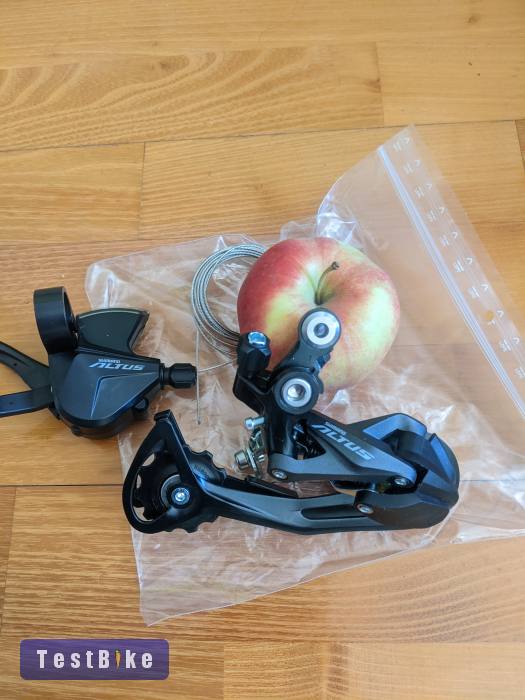 Új Shimano Altus 9 sebességes váltó és váltókar