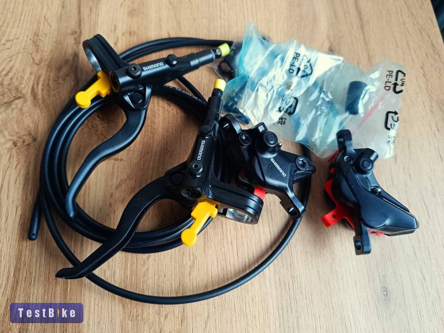 Új Shimano (BL-MT401+BR-MT420/MT410) 4+2 dugattyús fékszett