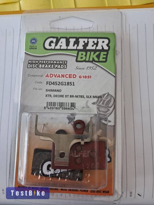 Új Shimano Centerlock tárcsa 160mm 180mm galfer fékbetét