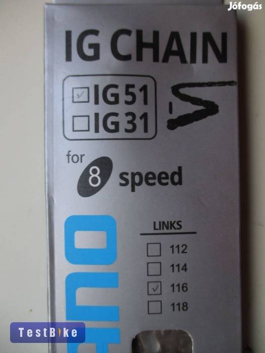 Új Shimano CN-IG51  8 sebességes lánc eladó.