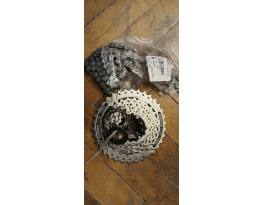 Új Shimano CS-HG41 11-34 lánccal
