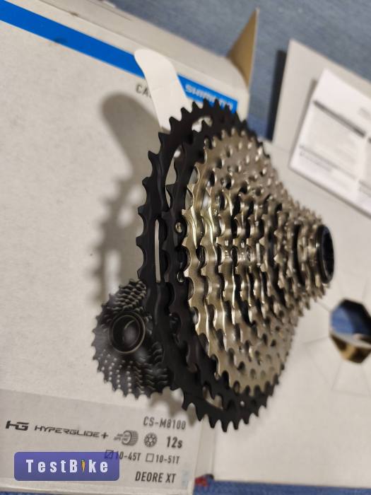Új Shimano Deore XT CS-M8100 lánckerék sor 12S kazetta 