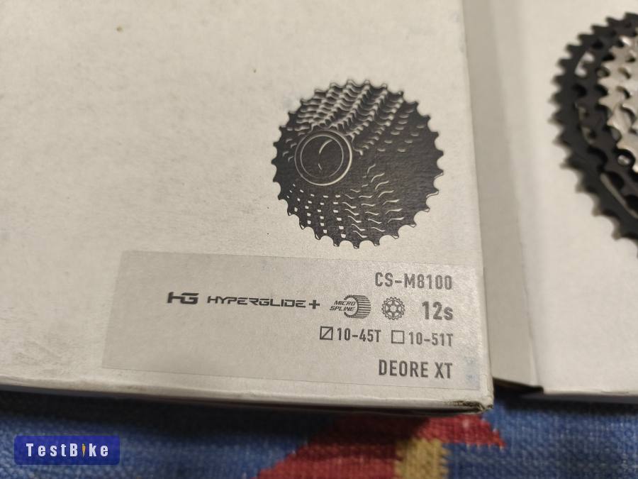 Új Shimano Deore XT CS-M8100 lánckerék sor 12S kazetta 