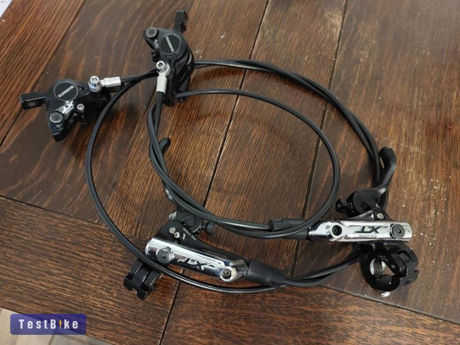 Új Shimano Deore XT M785 fékszett, titánium dugattyúkkal