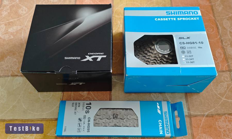 Új Shimano Deore XT/SLX 3x10S teljes váltás szett