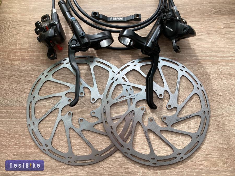 Új Shimano fékszett új 180 mm Sram tárcsákkal