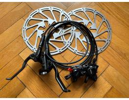 Új Shimano fékszett új 203 mm Sram tárcsákkal